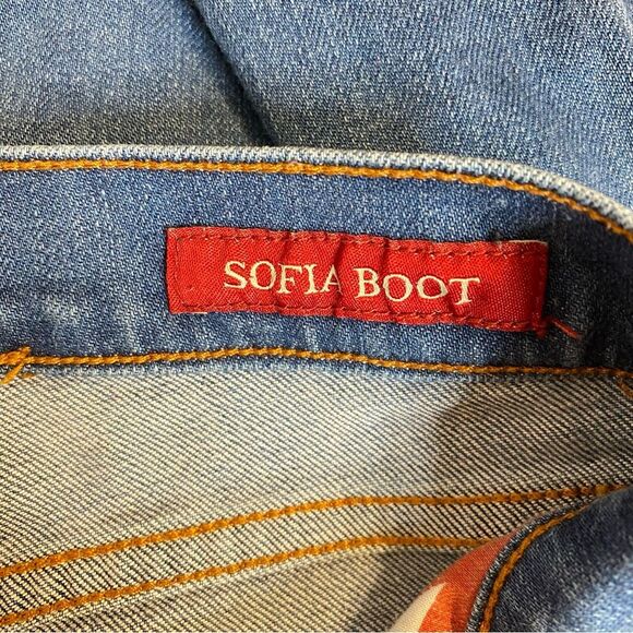 Lucky Brand Jeans Sofia Boot Cut Ombre Pattern Womens Size 8/29 Regular 5 Pocket - Picture 6 of 7